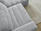 Sierra - Fixed Corner Sofa - Textured Fabric - Right-Hand Corner