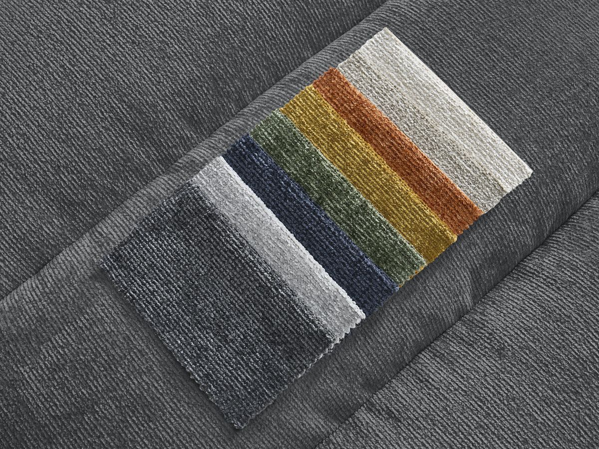 Sierra - Fixed Corner Sofa - Textured Fabric - Right-Hand Corner