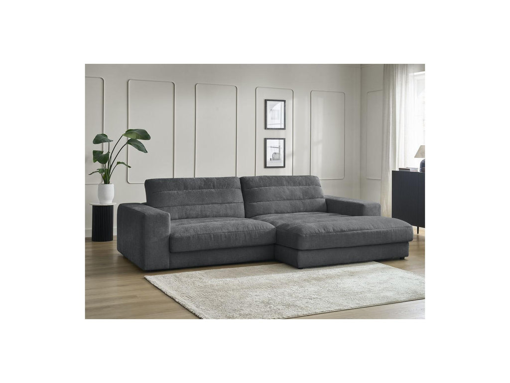 Sierra - Fixed Corner Sofa - Textured Fabric - Right-Hand Corner