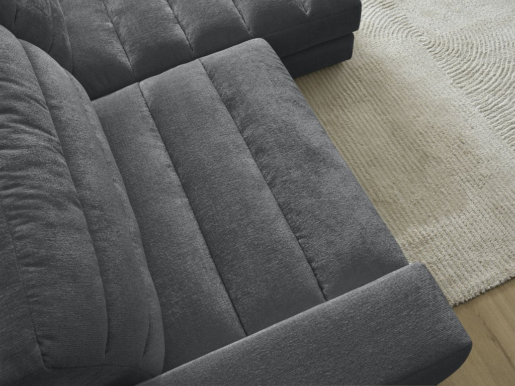 Sierra - Fixed Corner Sofa - Textured Fabric - Right-Hand Corner