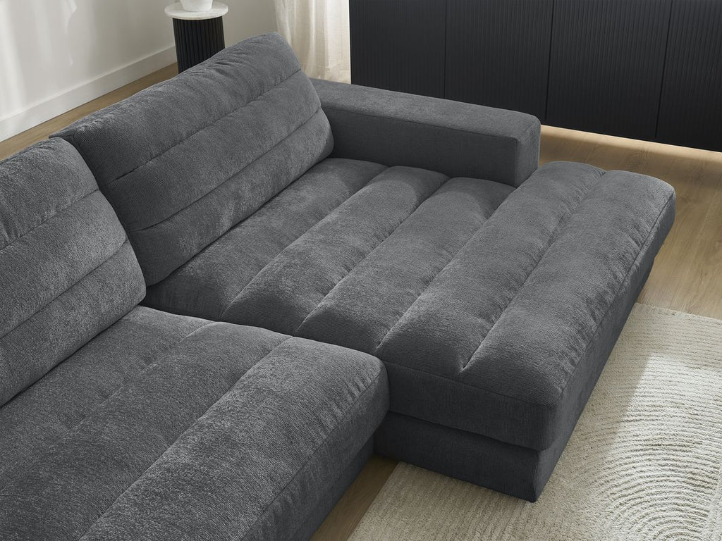 Sierra - Fixed Corner Sofa - Textured Fabric - Right-Hand Corner