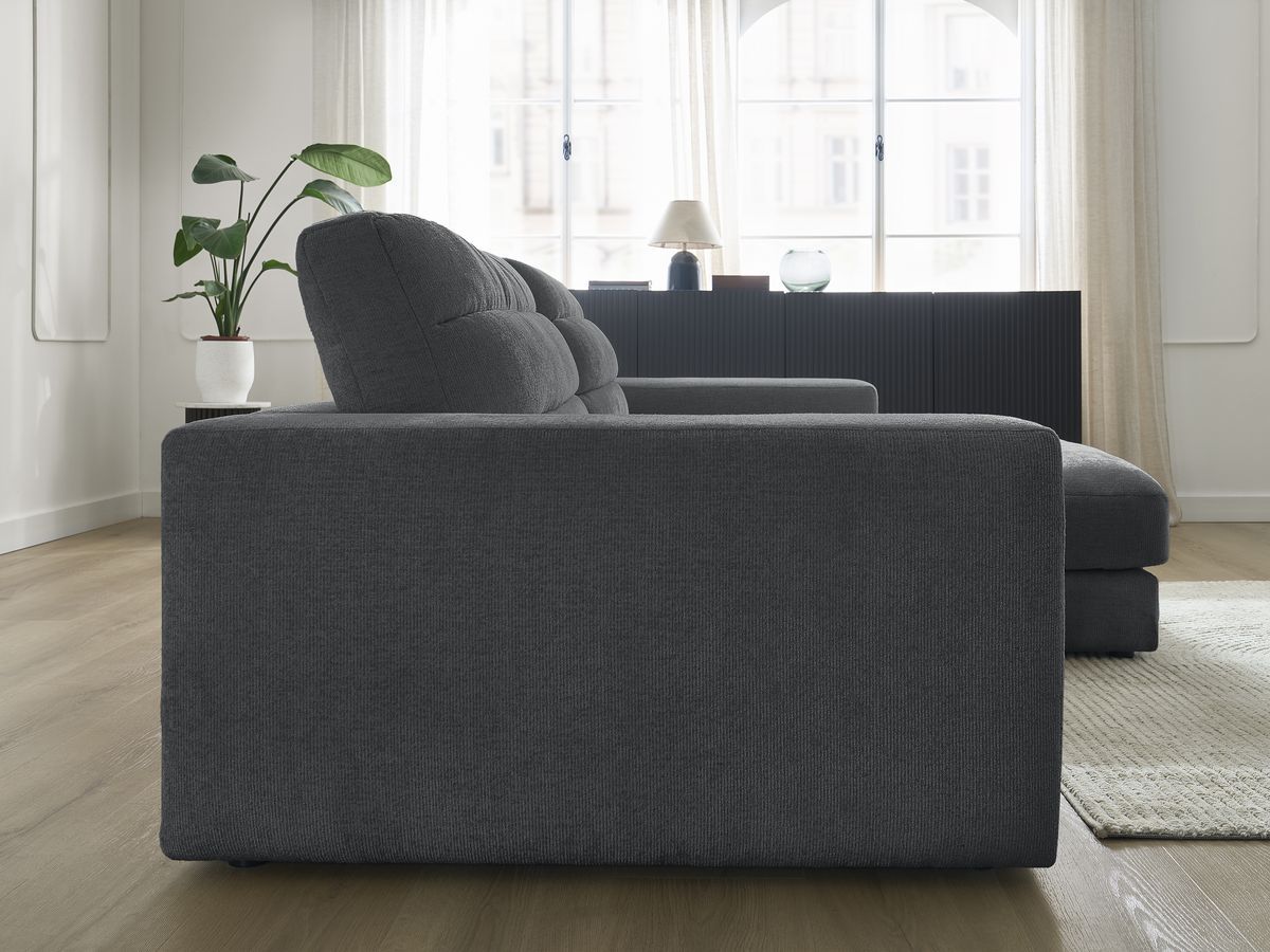 Sierra - Fixed Corner Sofa - Textured Fabric - Right-Hand Corner
