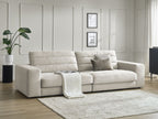 Sierra - Fixed Straight 3-Seater Sofa - Velvet