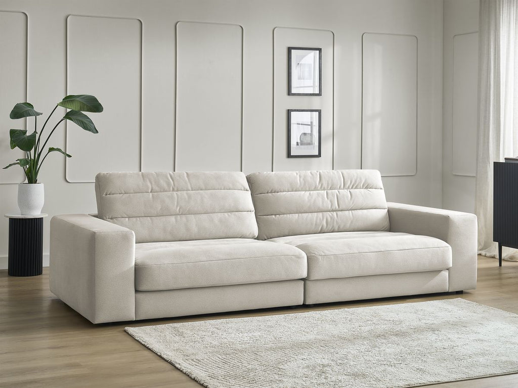 Sierra - Fixed Straight 3-Seater Sofa - Velvet