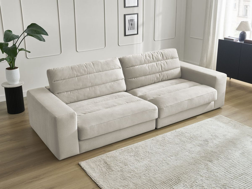 Sierra - Fixed Straight 3-Seater Sofa - Velvet