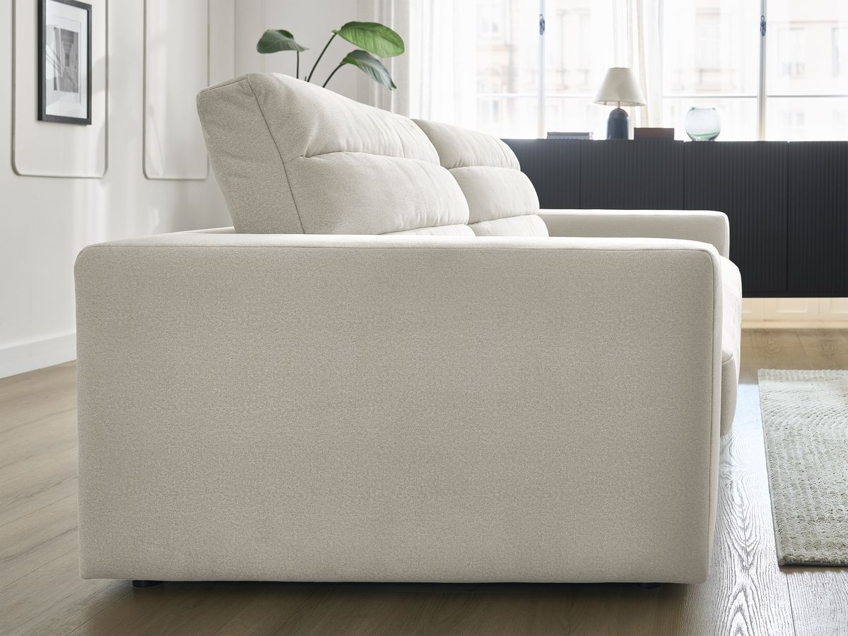 Sierra - Fixed Straight 3-Seater Sofa - Velvet