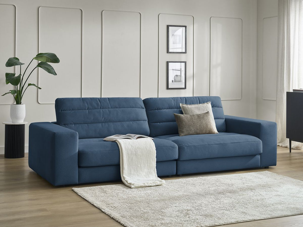 Sierra - Fixed Straight 3-Seater Sofa - Velvet