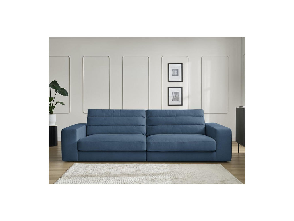 Sierra - Fixed Straight 3-Seater Sofa - Velvet