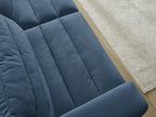 Sierra - Fixed Straight 3-Seater Sofa - Velvet