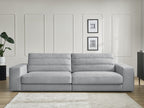 Sierra - Fixed Straight 3-Seater Sofa - Velvet