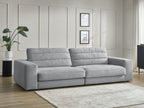 Sierra - Fixed Straight 3-Seater Sofa - Velvet