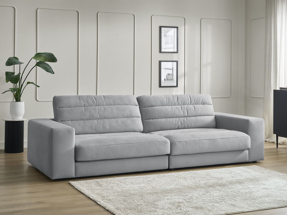 Sierra - Fixed Straight 3-Seater Sofa - Velvet