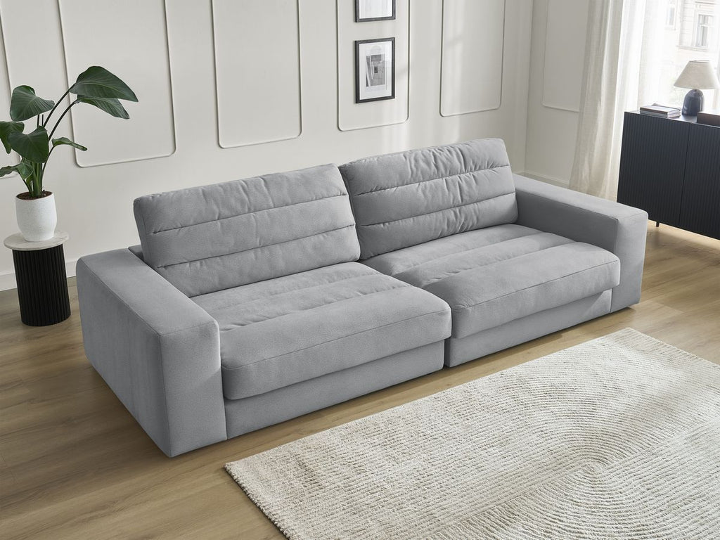 Sierra - Fixed Straight 3-Seater Sofa - Velvet
