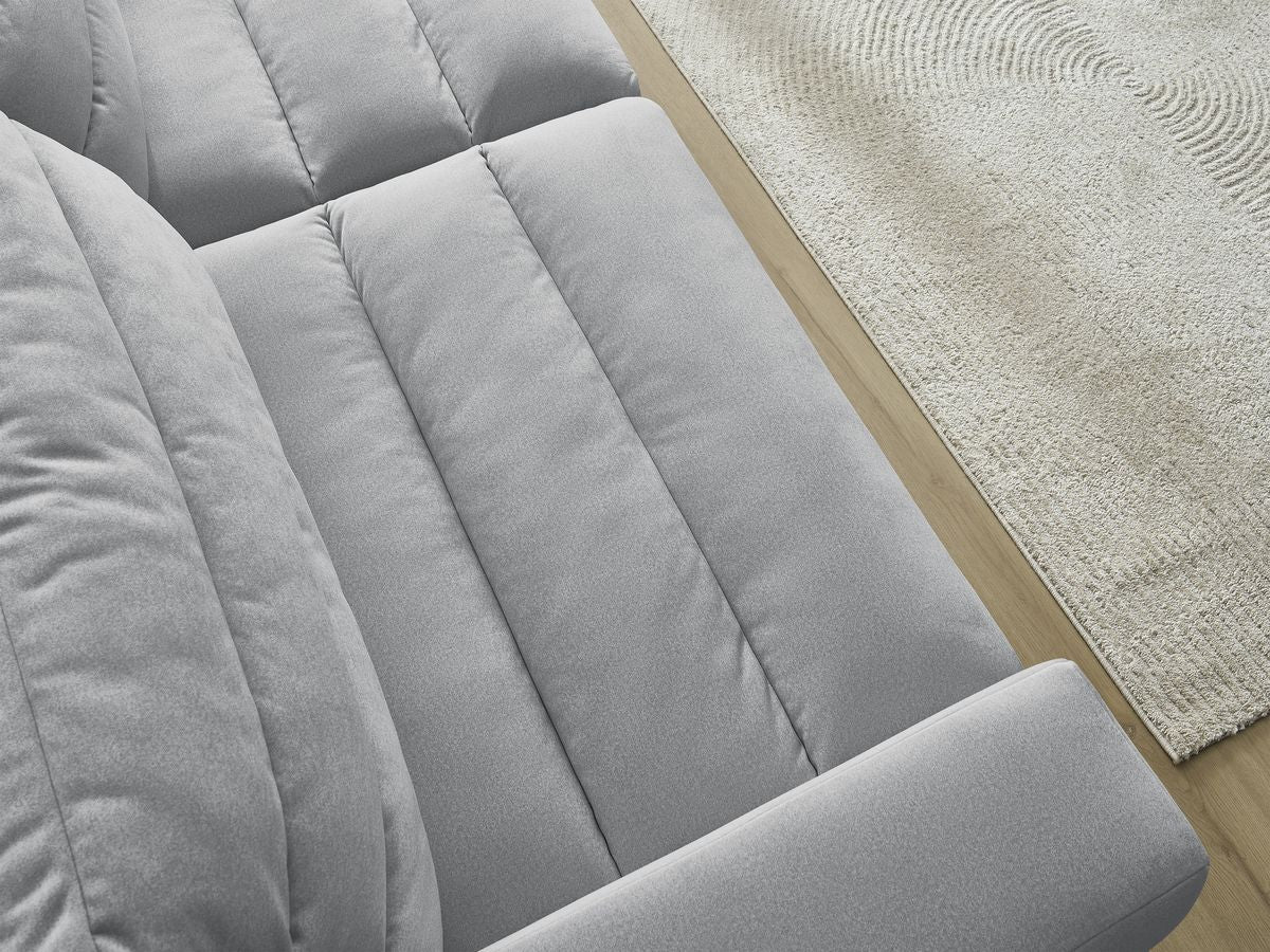 Sierra - Fixed Straight 3-Seater Sofa - Velvet