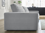 Sierra - Fixed Straight 3-Seater Sofa - Velvet