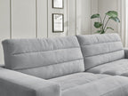 Sierra - Fixed Straight 3-Seater Sofa - Velvet