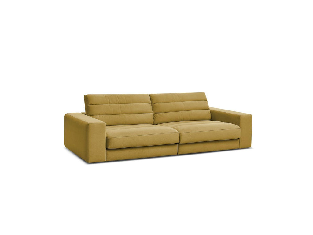 Sierra - Fixed Straight 3-Seater Sofa - Velvet