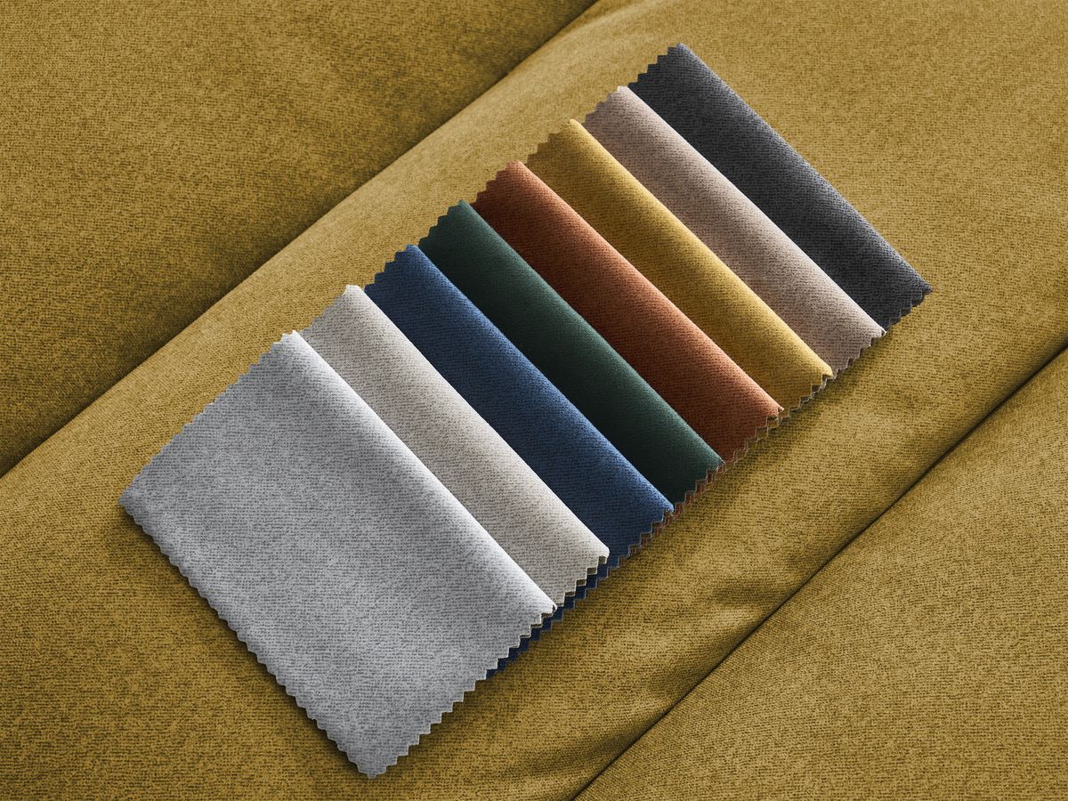 Sierra - Fixed Straight 3-Seater Sofa - Velvet