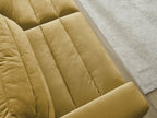 Sierra - Fixed Straight 3-Seater Sofa - Velvet