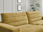 Sierra - Fixed Straight 3-Seater Sofa - Velvet