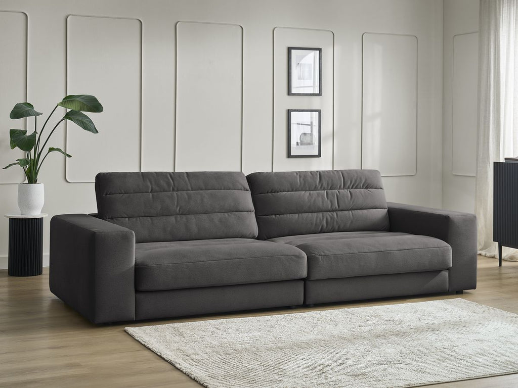Sierra - Fixed Straight 3-Seater Sofa - Velvet