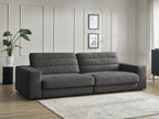 Sierra - Fixed Straight 3-Seater Sofa - Velvet