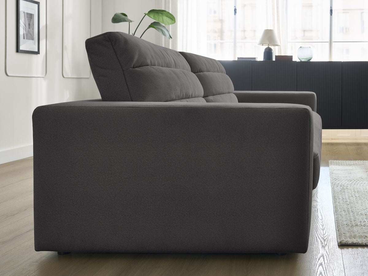 Sierra - Fixed Straight 3-Seater Sofa - Velvet