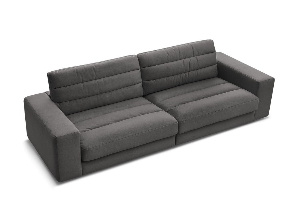 Sierra - Fixed Straight 3-Seater Sofa - Velvet