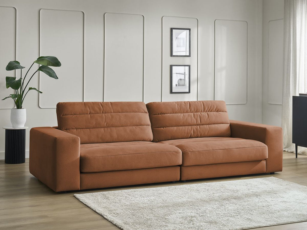 Sierra - Fixed Straight 3-Seater Sofa - Velvet
