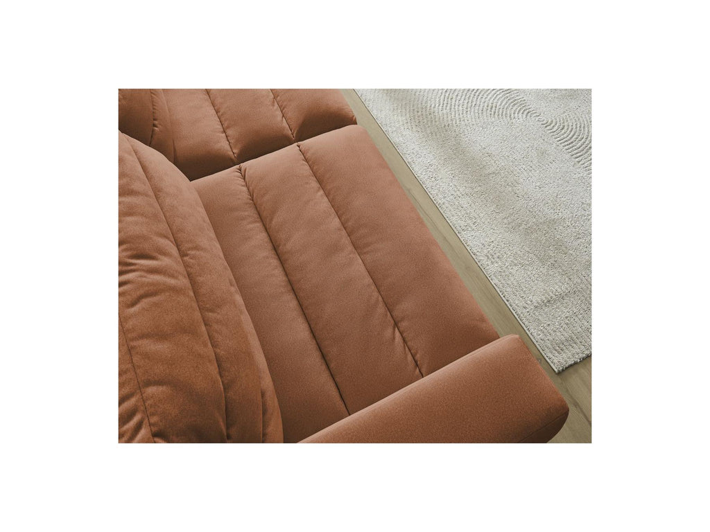Sierra - Fixed Straight 3-Seater Sofa - Velvet