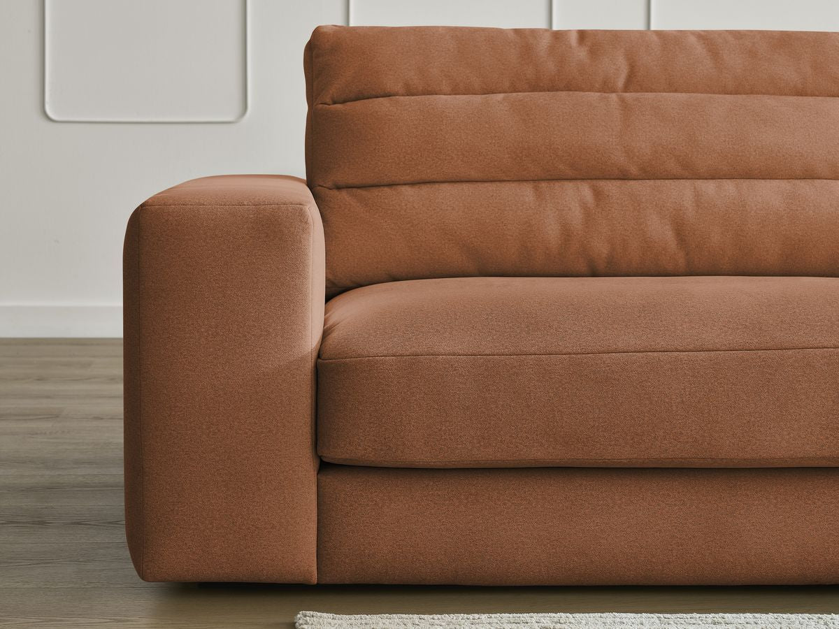Sierra - Fixed Straight 3-Seater Sofa - Velvet