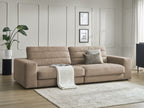 Sierra - Fixed Straight 3-Seater Sofa - Velvet