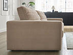 Sierra - Fixed Straight 3-Seater Sofa - Velvet