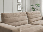 Sierra - Fixed Straight 3-Seater Sofa - Velvet