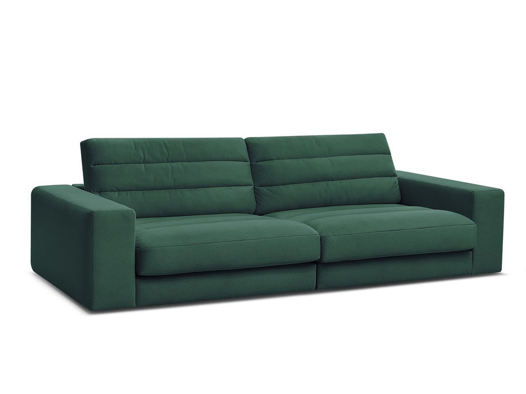 Sierra - Fixed Straight 3-Seater Sofa - Velvet