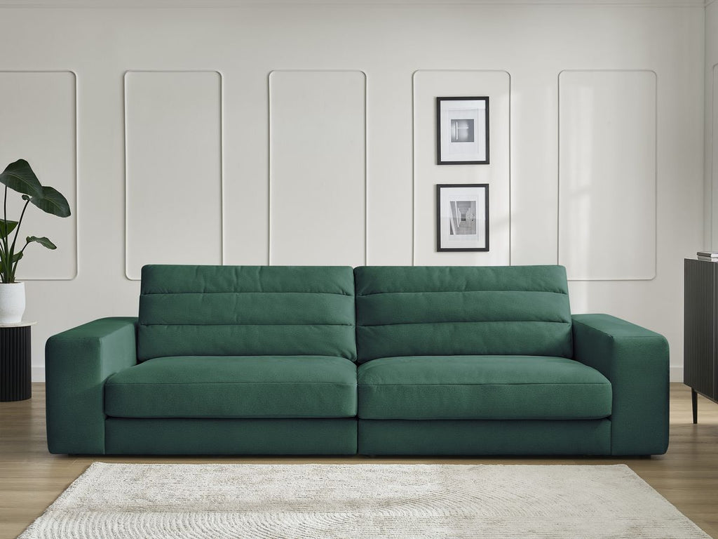 Sierra - Fixed Straight 3-Seater Sofa - Velvet