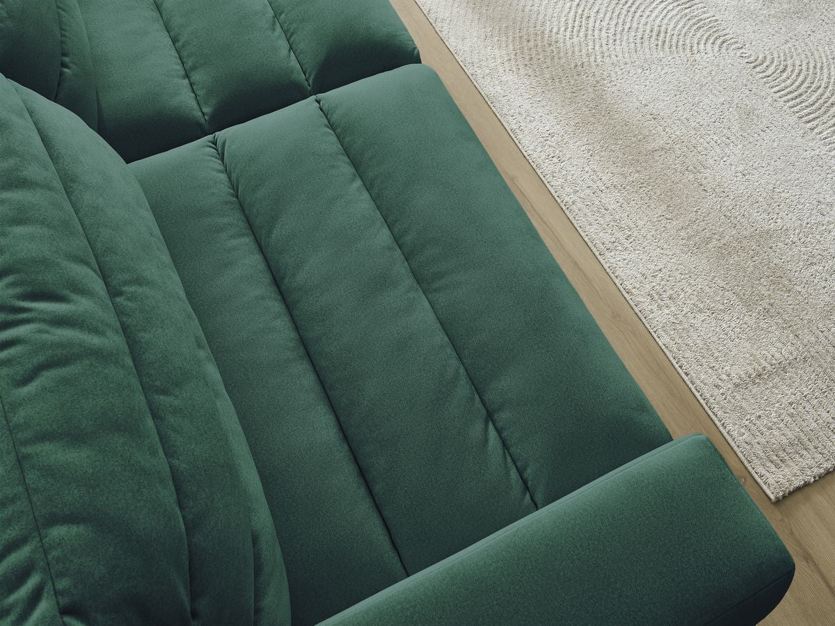 Sierra - Fixed Straight 3-Seater Sofa - Velvet
