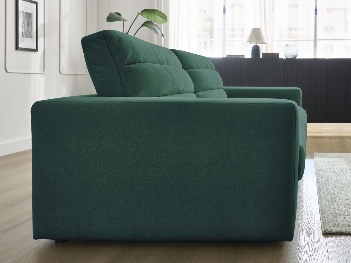 Sierra - Fixed Straight 3-Seater Sofa - Velvet