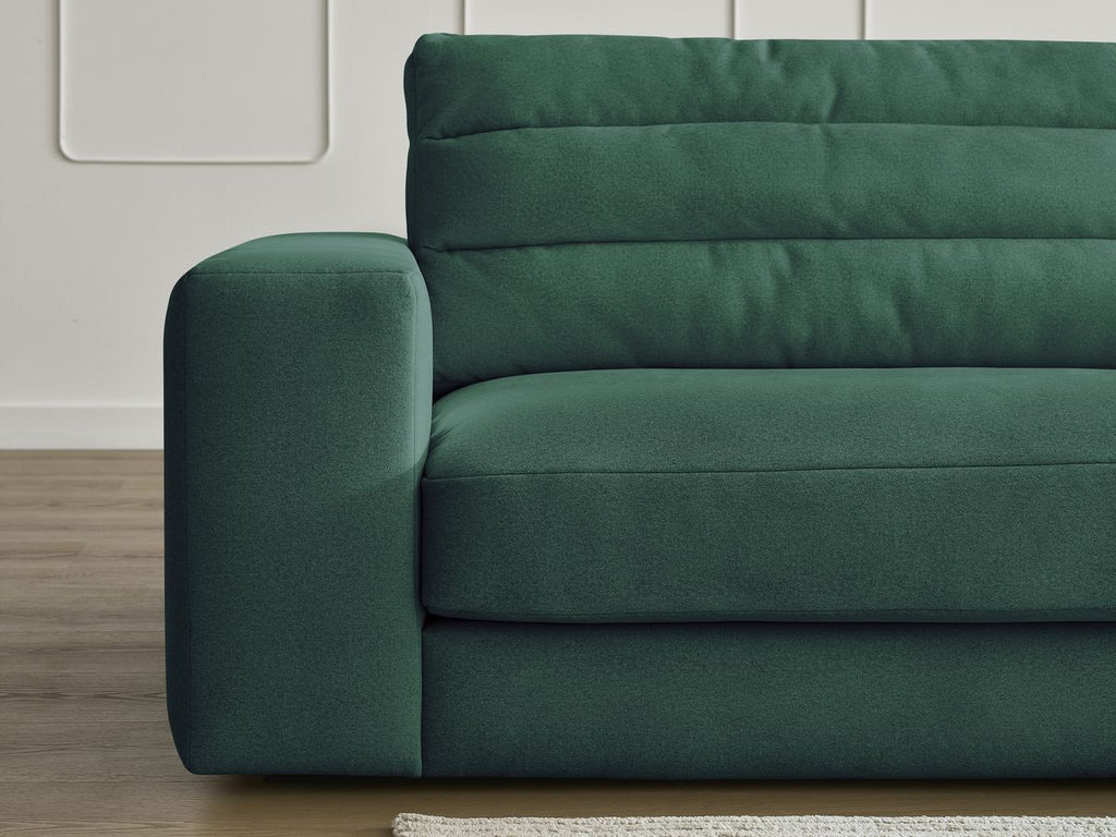 Sierra - Fixed Straight 3-Seater Sofa - Velvet