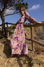 La Robe Sara Red Lys Lilas