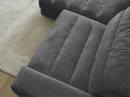 Sierra - Canapé D'Angle Fixe - Tissu Texturé - Angle Gauche