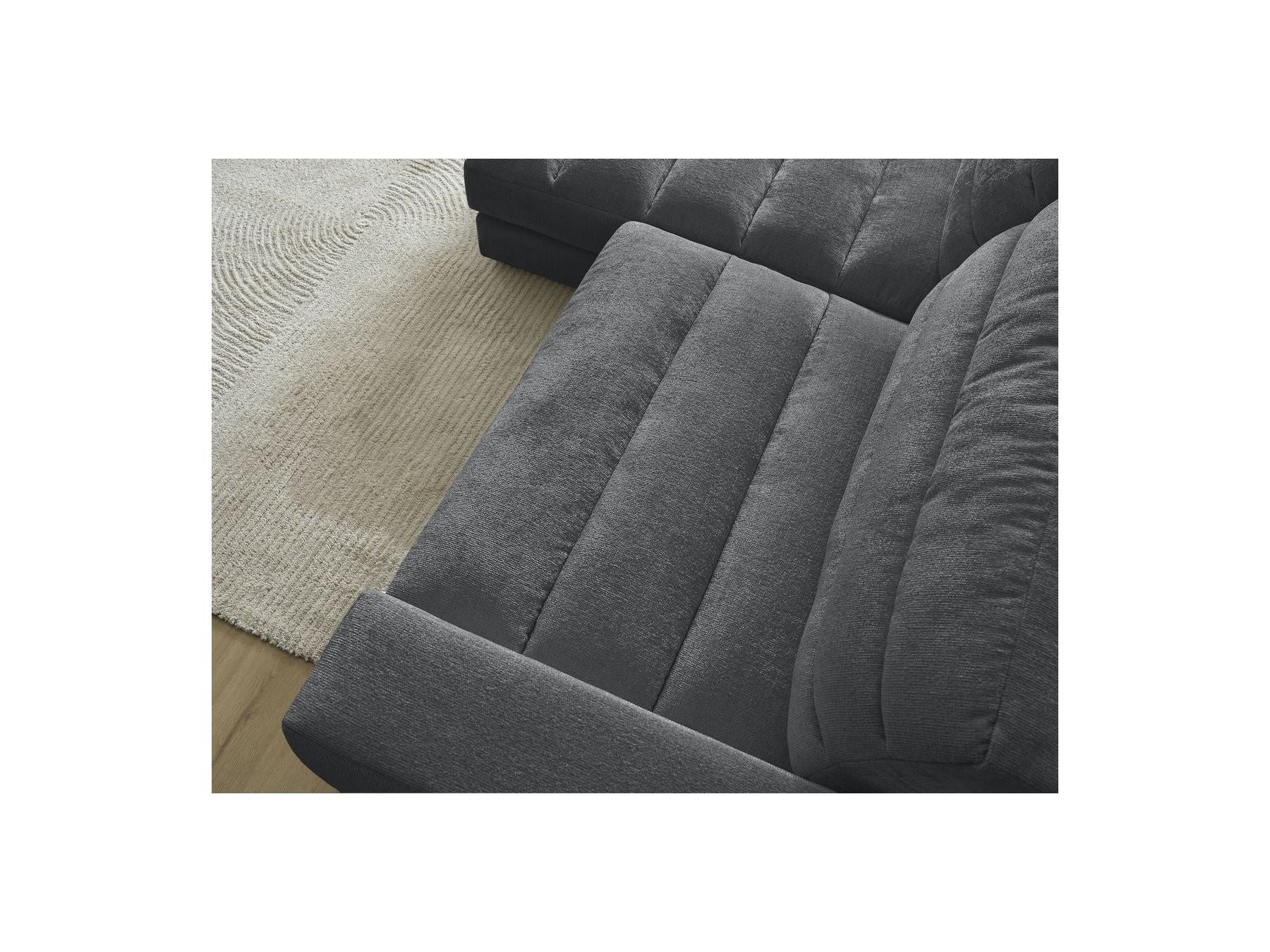 Sierra - Canapé D'Angle Fixe - Tissu Texturé - Angle Gauche