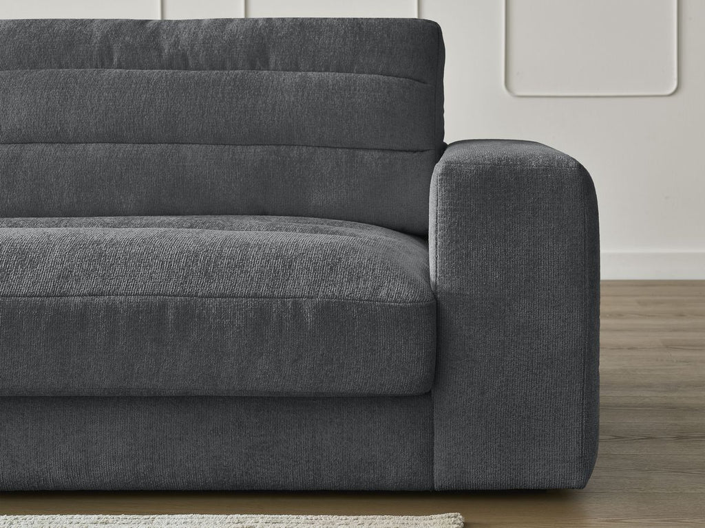 Sierra - Canapé D'Angle Fixe - Tissu Texturé - Angle Gauche