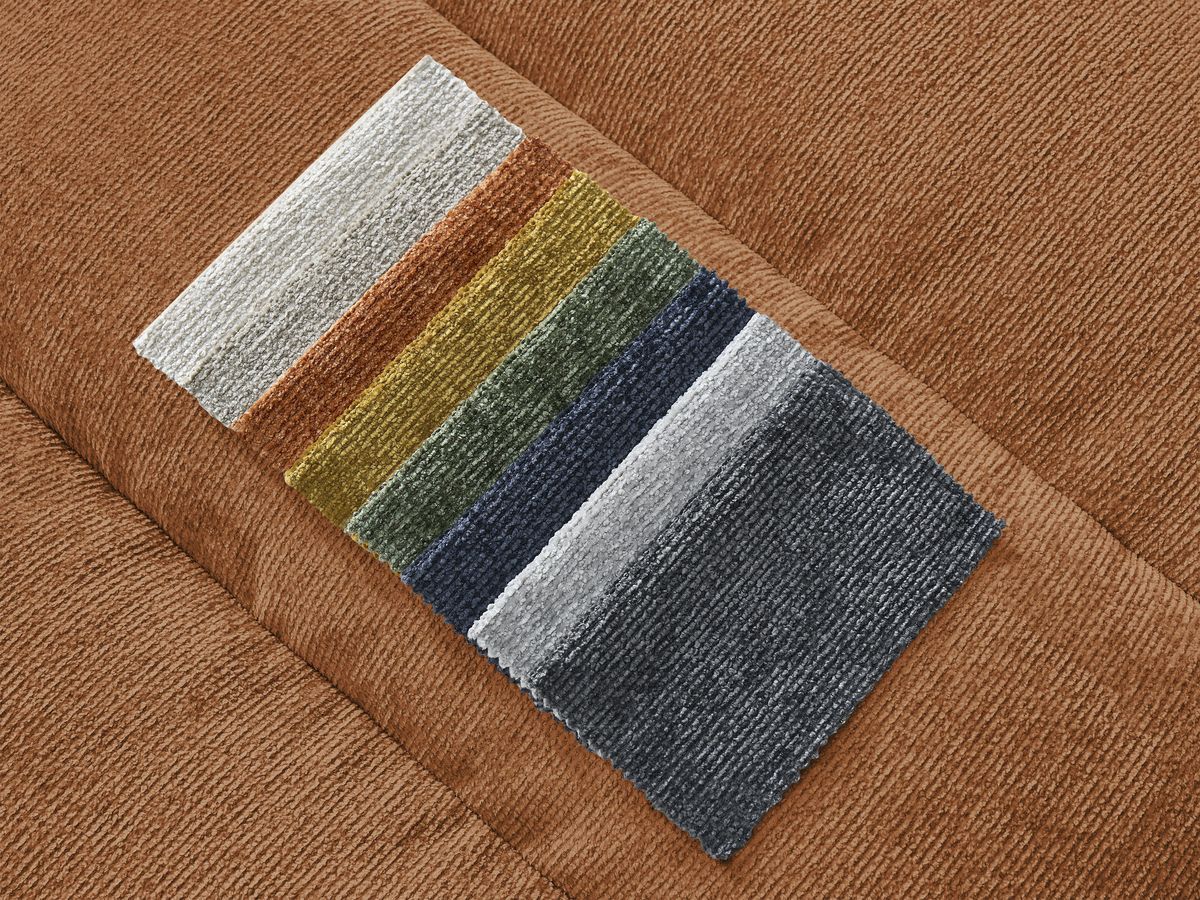 Sierra - Canapé D'Angle Fixe - Tissu Texturé - Angle Gauche