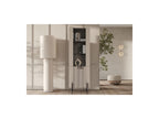 Mathilde - Meuble Vitrine 2 Portes - Pieds Noirs