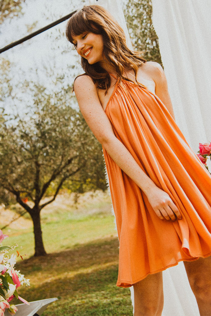 Vestido Nanette Arcilla