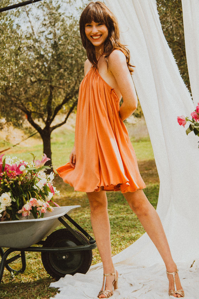 Vestido Nanette Arcilla