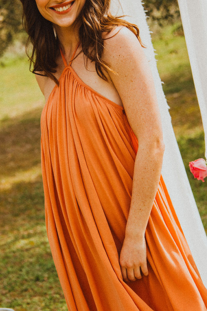 Vestido Nanette Arcilla