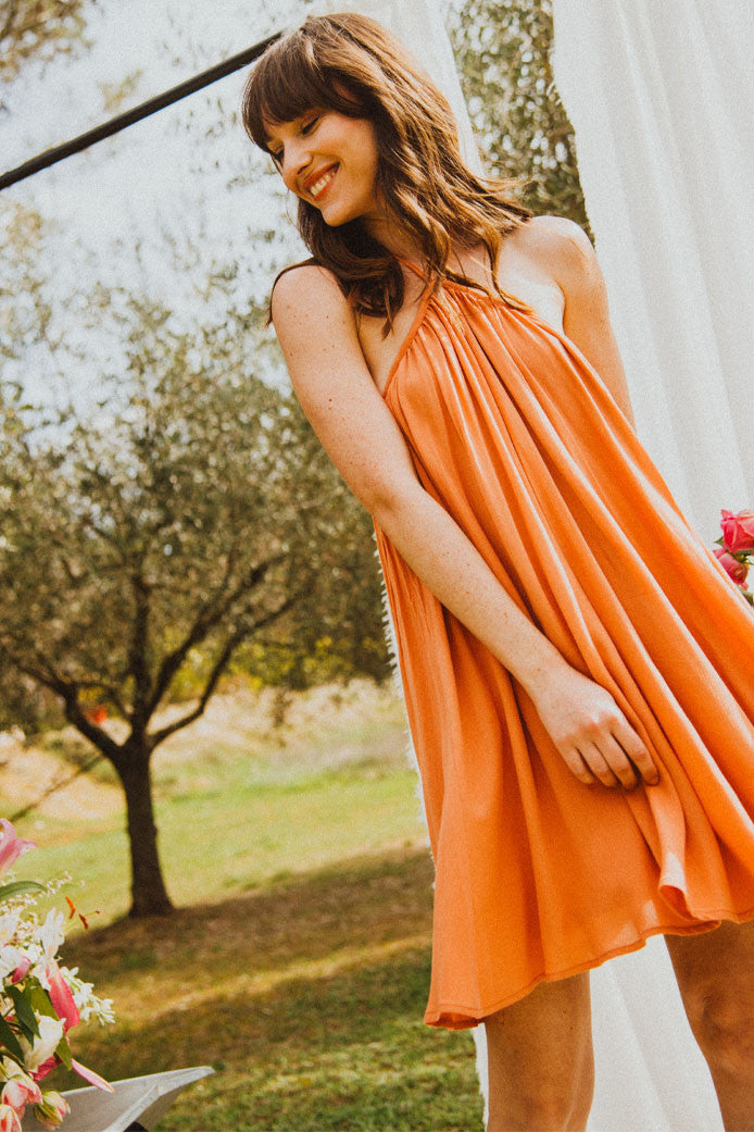 Vestido Nanette Arcilla