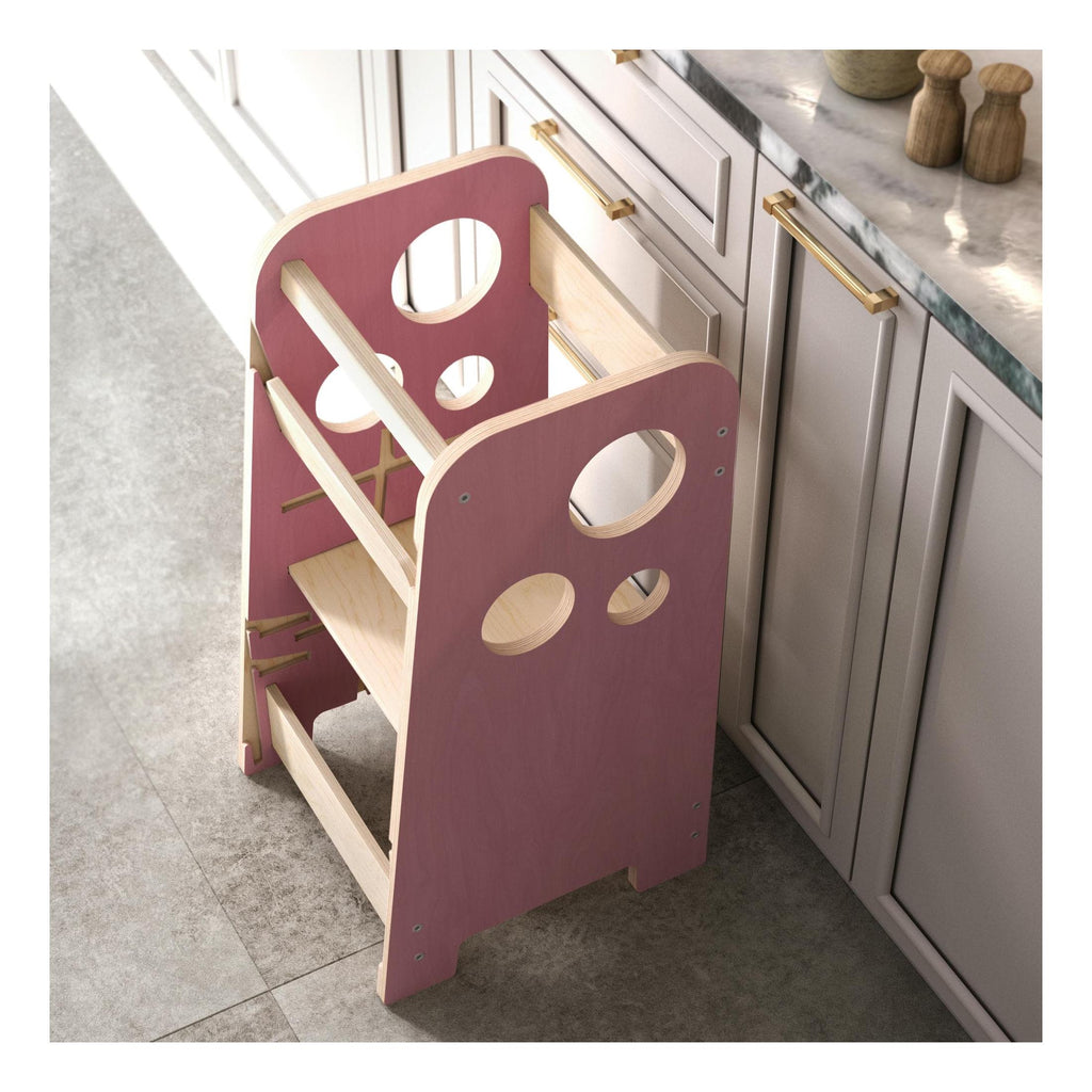 3-in-1 Montessori Learning Tower – Independence & Safety